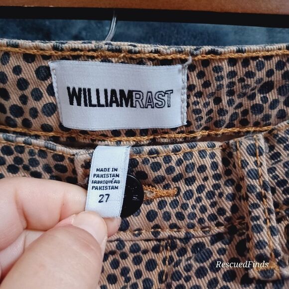 William Rast Perfect Ankle Skinny Graphic Denim Jeans 27 - Picture 2 of 8